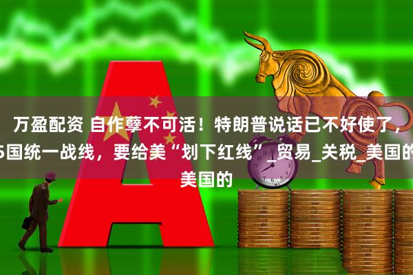 万盈配资 自作孽不可活！特朗普说话已不好使了，5国统一战线，要给美“划下红线”_贸易_关税_美国的